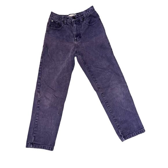 Vintage Purple Jeanjer denim jeans. Girls size 10. - Picture 3 of 10